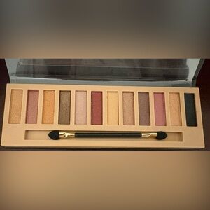 Naked Cosmetics Eyeshadow Palette - Brown, Cream, Red, Gold Shades